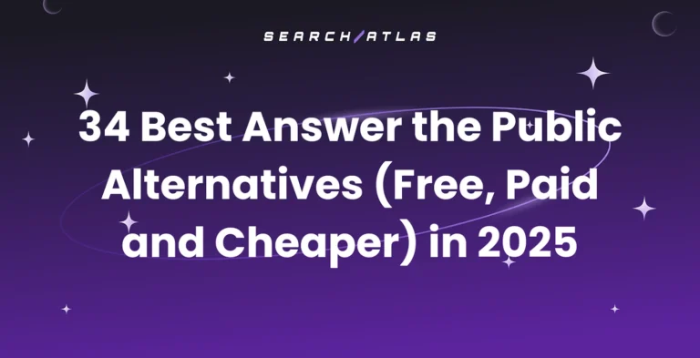34 Best Answer the Public Alternatives (Free, Paid and Cheaper) in 2025