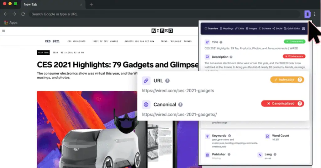 detailed seo extension