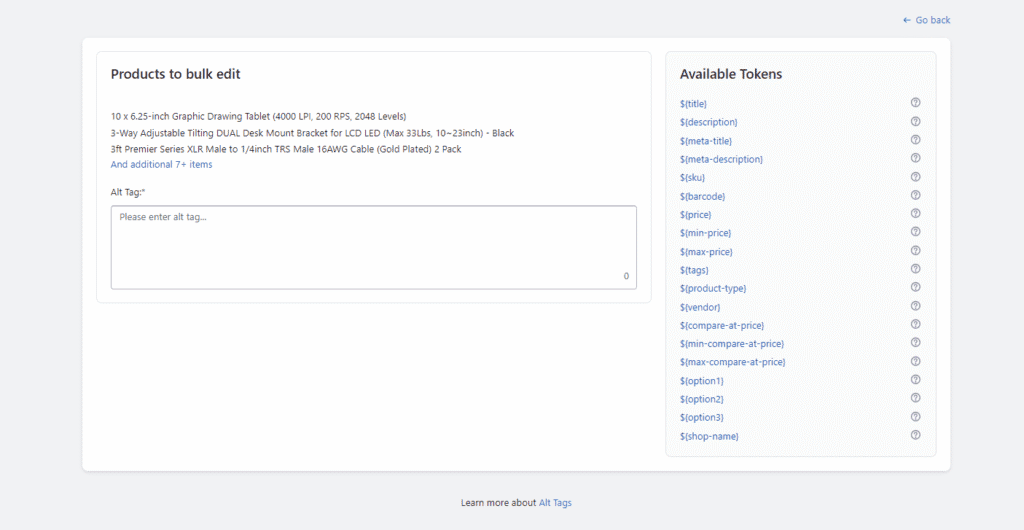 sherpas-smart seo alt tag edit