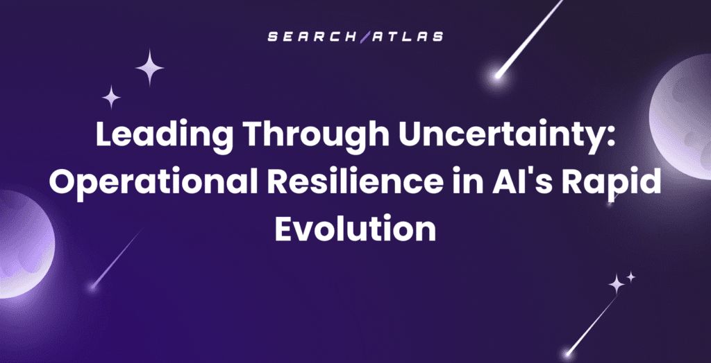 Oprational resilience in AI evolution