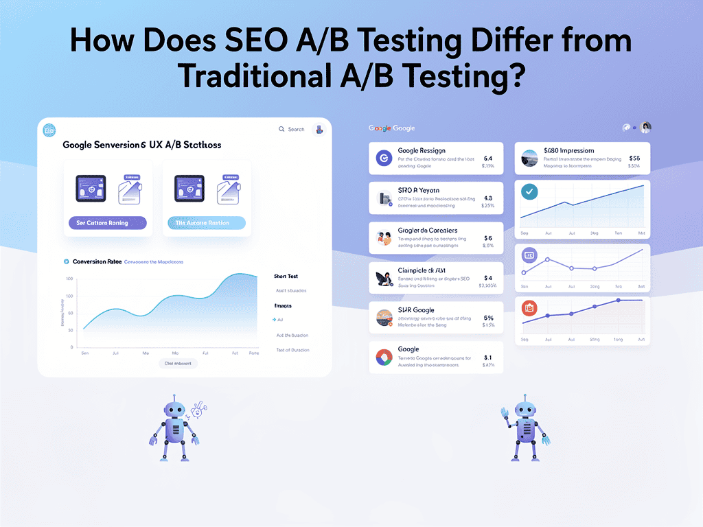 difference between SEO A/B testing and traditional