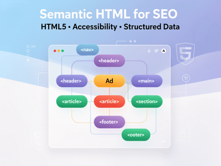 semantic HTML for SEO