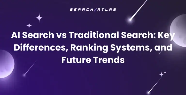 compare traditional and AI-search results rankings