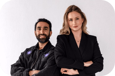 Manick Bhan and Sophia Deluz Bhan