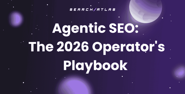 SEO software interface with space-themed background and data charts.
