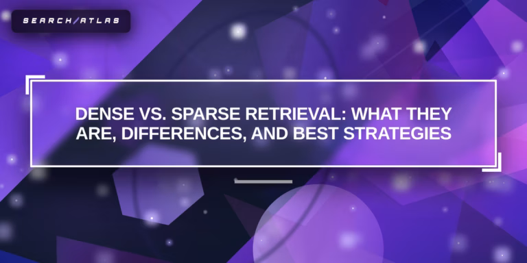 Dense vs sparse retrieval comparison illustration