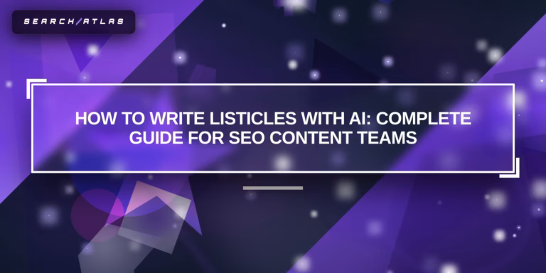 How to Write Listicles with AI
