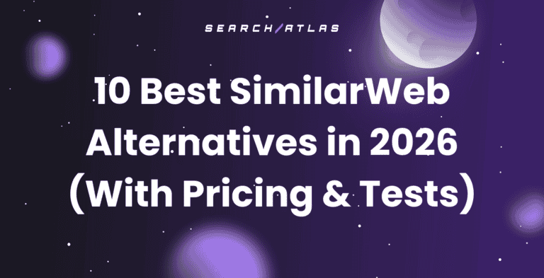 SEO software comparison for SimilarWeb alternatives 2026.
