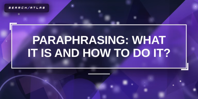 what is paraphrasing and how to do it