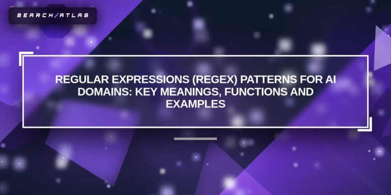 Regex patterns for AI domains graphic