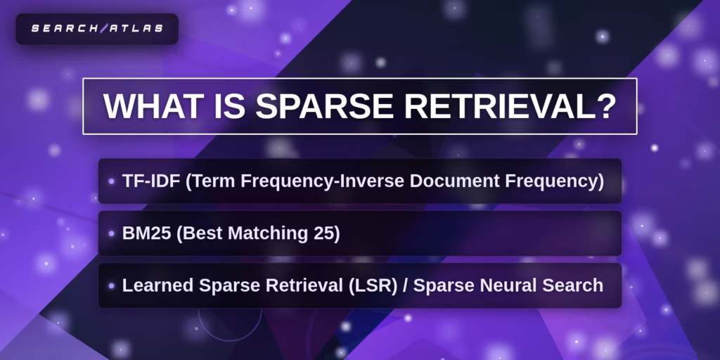 what is sparse retrieval
