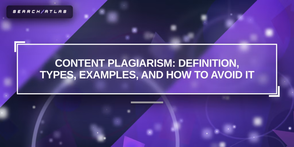 What is content plagiarism