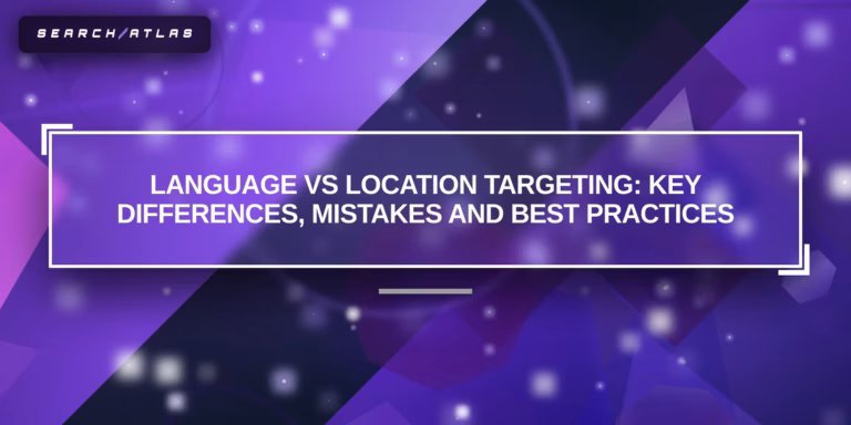 Language vs Location Targeting