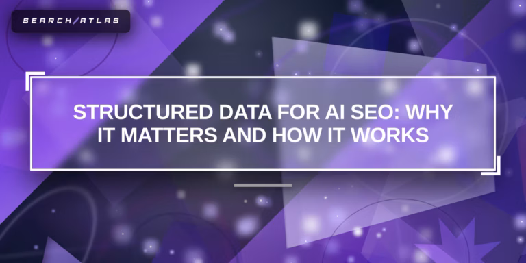 structured data for AI SEO