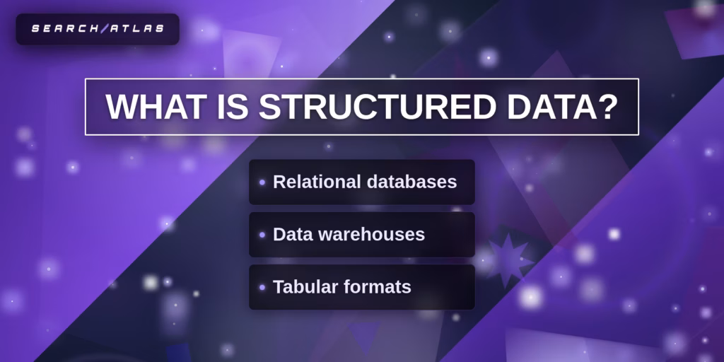 what is structured data