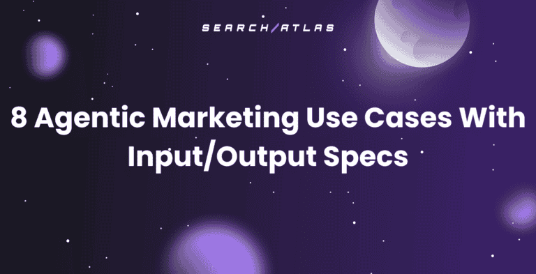 Illustration of space with planets and stars for SEO software use cases.