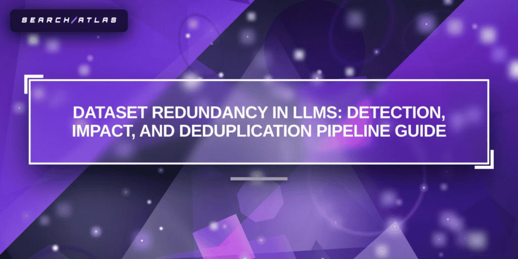 Visual representation of dataset redundancy detection in large language models.
