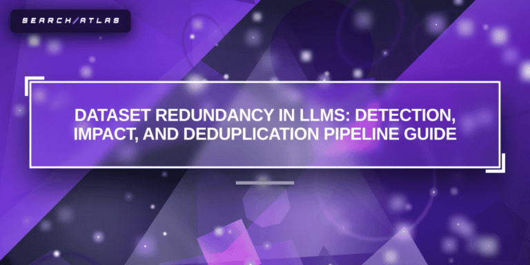 Visual representation of dataset redundancy detection in large language models.