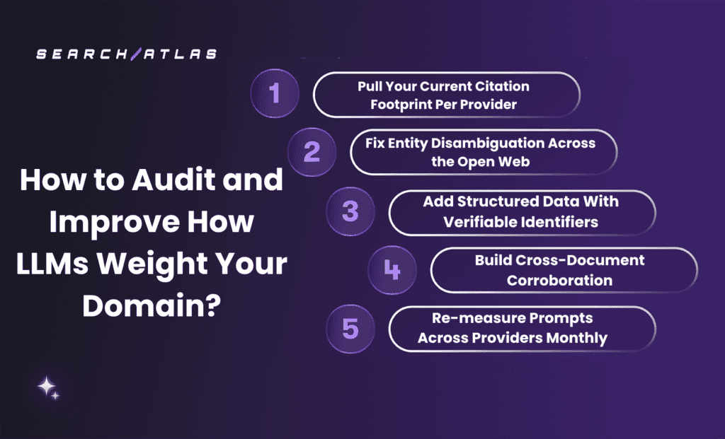 SEO audit tool for domain analysis and LLM optimization.