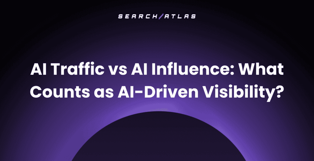 AI Traffic vs AI Influence