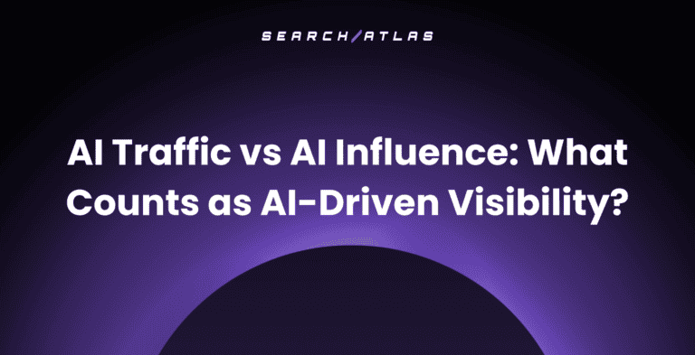 AI Traffic vs AI Influence