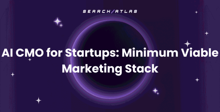 Search Atlas SEO tool for startups, AI marketing stack, keyword analysis, and growth.