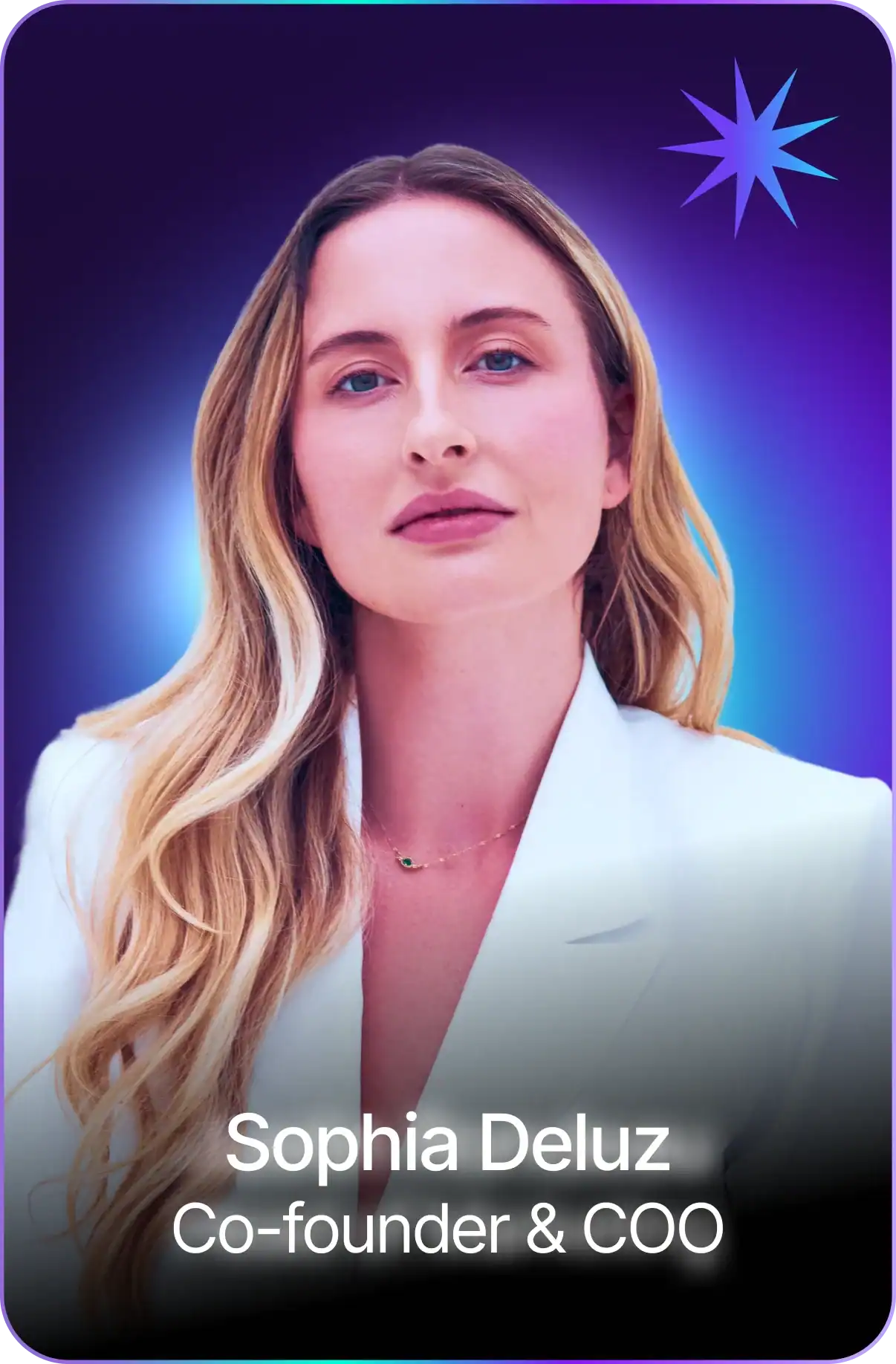 Professional woman representing SEO software expertise, digital marketing.