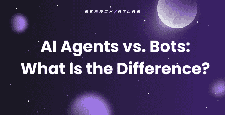 AI agents versus bots comparison for SEO and automation insights.