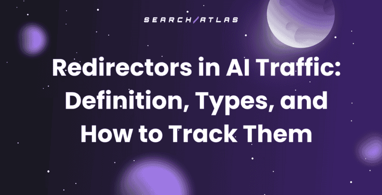 Guide to AI traffic redirects, types, and tracking methods for SEO.